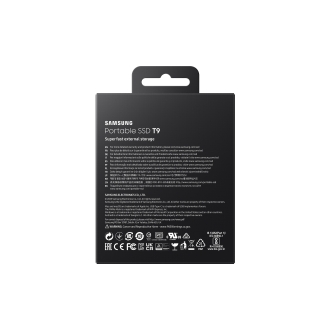 Disco externo SSD Samsung T9 2TB NVMe negro
