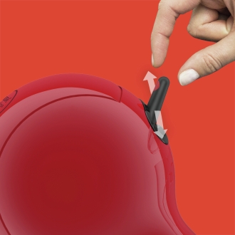 Cafetera Krups Piccolo Xs Dolce Gusto 1600W 15 Bar rojo y negro