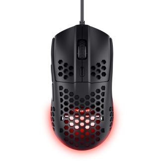 Ratón Trust Gxt928 Helox Usb Ultraligero Gaming negro