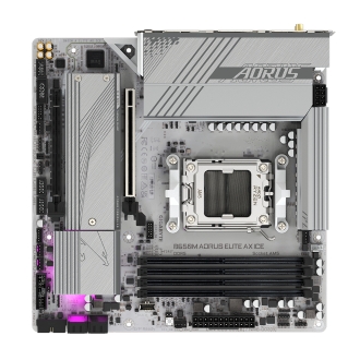 Placa Base Gigabyte B650M A Elite AX Ice mATX AM5 4xDDR5