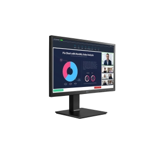 Monitor LG 24BP75CP-B 23.8" IPS webcam multimedia pivotante HDMI DP USB-A