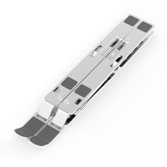 Soporte portátil AISENS sobremesa ajustable plata