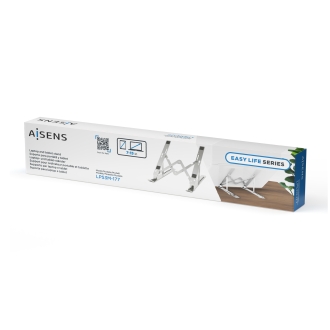 Soporte portátil AISENS sobremesa ajustable plata