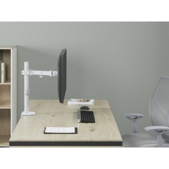 Soporte de mesa Equip 650166 17" a 32" con brazo blanco