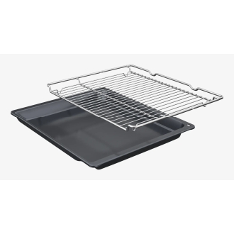 Horno Bosch HBA514ES3 71L multifunción display cristal negro interior