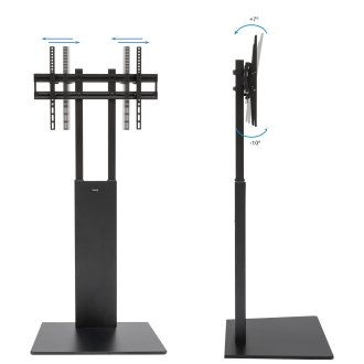 Soporte de suelo "Mirror" Tooq FS2288M-B para Pantallas de 32" a 85"