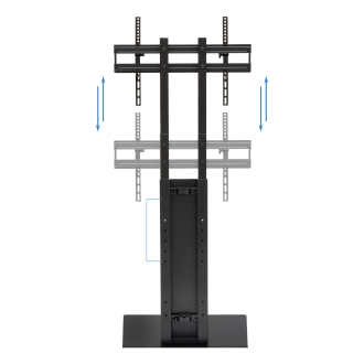 Soporte de suelo "Mirror" Tooq FS2288M-B para Pantallas de 32" a 85"