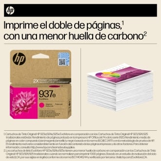 Cartucho original HP 937e magenta