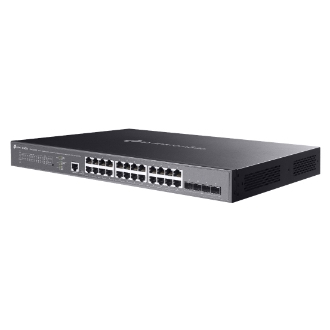 Switch Semigestionable Jetstream Tp-link Sg3428xmpp L2+28p 8xpoe++ Gb 90w 16xpoe+ Gb 30w 4xsfp+ 10g