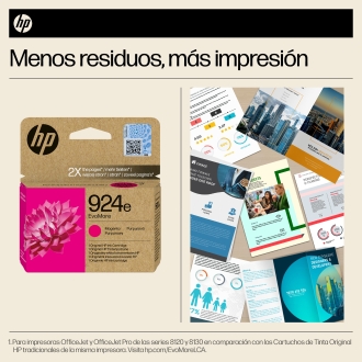 Cartucho original HP 924e magenta