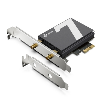 Tarjeta wifi Tp-link ARCHER TBE550E PCIe Wi-Fi 7 triple banda Bluetooth 5.3 base imantada