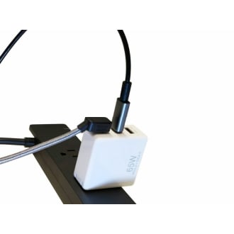Cable Equip USB tipo C 3.2 macho/macho transferencia 20G 5A 240W 4K 3m trenzado y acodado