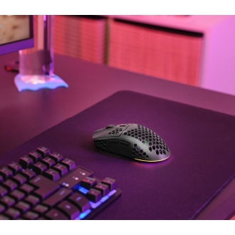 Ratón inalámbrico Trust Gxt 929bk Helox Ultraligero, Iluminacion led con respiración negro