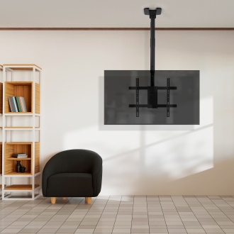 Soporte Techo TooQ LPCE1175TSLI-B pantallas 32-75" 485-925mm Negro