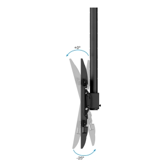 Soporte Techo TooQ LPCE1186TSLI-XL-B Pantallas 43-86" XL 1090-1690mm Negro