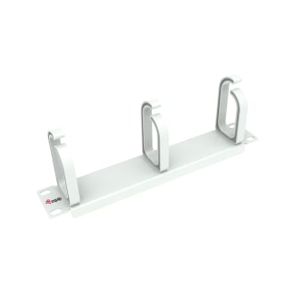 Panel Organizador De Cables 1u Para Armario Rack 10" Color Gris Claro (ral 7035)