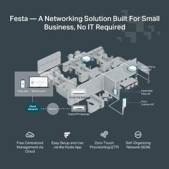 Switch Gestionable TP-Link Festa FS310GP Smart 8 Puertos Gigabit PoE + 2 SFP
