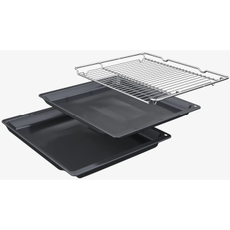 Horno Bosch HBG536EW3 71L AquaClean LCD Blanco