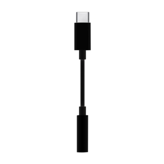 Adaptador Aisens USB Tipo C a Jack 3.5mm hembra 15CM negro