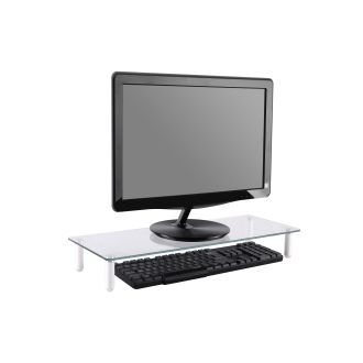 Soporte elevador monitor Equip 650882 Cristal Templado Hasta 20kg
