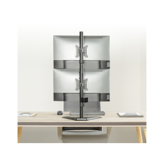 Soporte de mesa Equip 650128 13" a 32" con peana para 2 pantallas