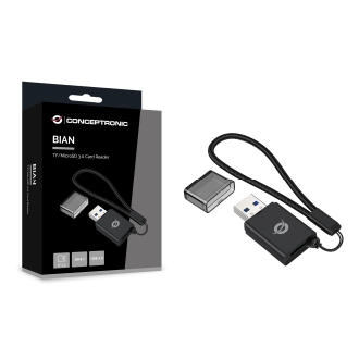 Lector de tarjetas externo Conceptronic Bian07b USB 3.0 Microsd