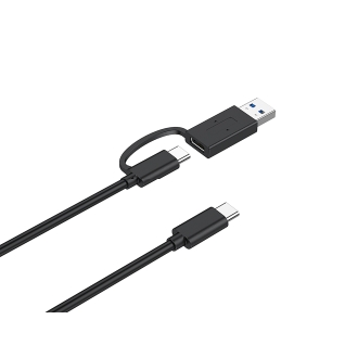 Caja externa Conceptronic Dante SSD M.2 NVMe USB-C / USB-A