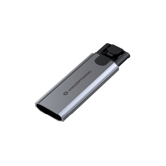 Caja externa Conceptronic Dante SSD M.2 NVMe USB-C / USB-A