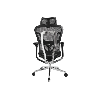 Silla De Oficina Ergonomica Equip 651051 Premium Color Negro Tapiceria Malla 5 Posiciones