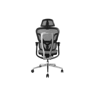 Silla De Oficina Ergonomica Equip 651050 Premium tapiceria Malla 5 Posiciones gris