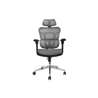 Silla De Oficina Ergonomica Equip 651050 Premium tapiceria Malla 5 Posiciones gris