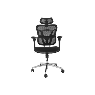 Silla De Oficina Ergonomica Equip 651050 Premium tapiceria Malla 5 Posiciones negro