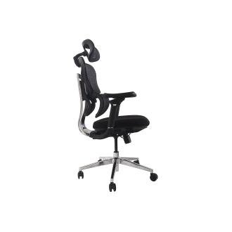 Silla De Oficina Ergonomica Equip 651050 Premium tapiceria Malla 5 Posiciones negro