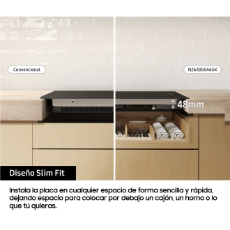 Encimera Samsung NZ63B5046GK/U1 3F Flex inducción