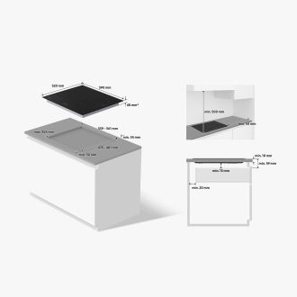 Encimera Samsung NZ63B5046GK/U1 3F Flex inducción