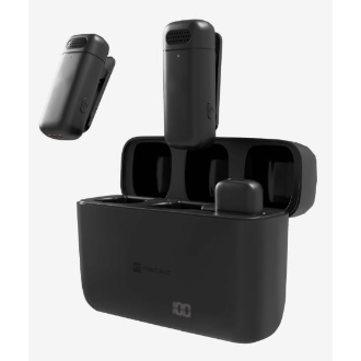 2 Micrófonos inalámbricos para smartphone Natec Hopper Lavalier Wireless USB-C