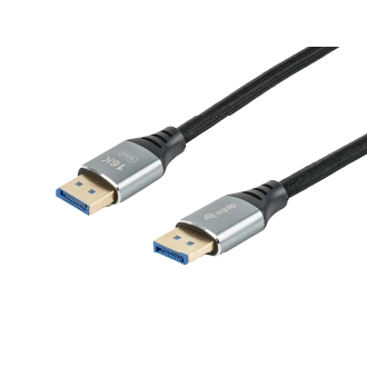 Cable Equip displayport 2.1 premium macho/macho 16K 60Hz 54Gbps 2m negro