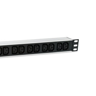 Regleta Alimentación Rack 19" 1u 12 Tomas Iec C13 Con Interruptor Cable 1.8m