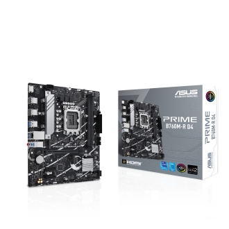 Placa base ASUS Prime B760M-R D4 mATX 1700 2xDDR4