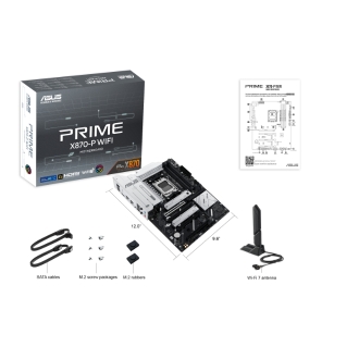 Placa base ASUS Prime X870-P WiFi AM5 ATX 4xDDR5