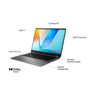ASUS Vivobook Flip TP3407SA-QL064W ultra 7-258V 14" Oled táctil 32GB 1TB W11