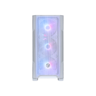 Caja gaming MSI MAG FORGE M100R M-ATX ARGB blanco