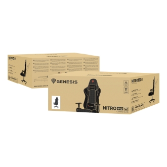 Silla gaming Genesis Nitro 440 G2 Mesh Gaslift 3 120 kg negra