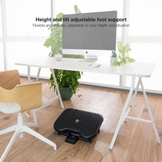 Reposapiés Tooq ajustable confort negro