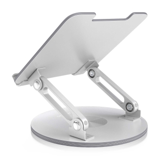 Soporte de sobremesa AISENS ajustable giratorio para portátil/tablet 7"-13" plata
