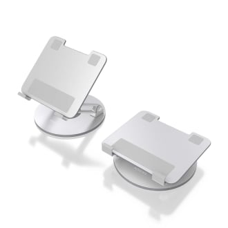 Soporte de sobremesa AISENS ajustable giratorio para portátil/tablet 7"-13" plata