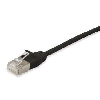 Cable de red Equip S/FTP Cat6A 1m LS0H slim negro