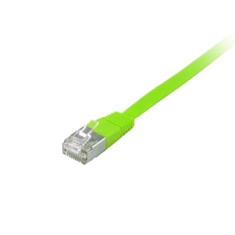 Cable de red Equip U/FTP Cat6A 0.5m LS0H plano verde