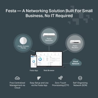 Switch Semigestionable Tp-link Festa FS308G 8xRJ45 GB metalico 1x Entrada Poe Gestion Aplicacion Festa