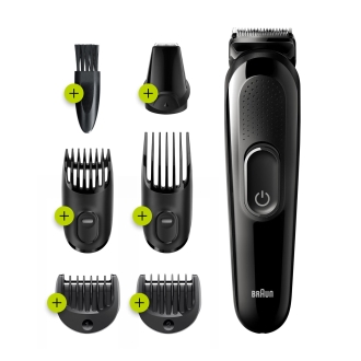 Cortapelos barbero Braun MGK3225 kit 6 accesorios